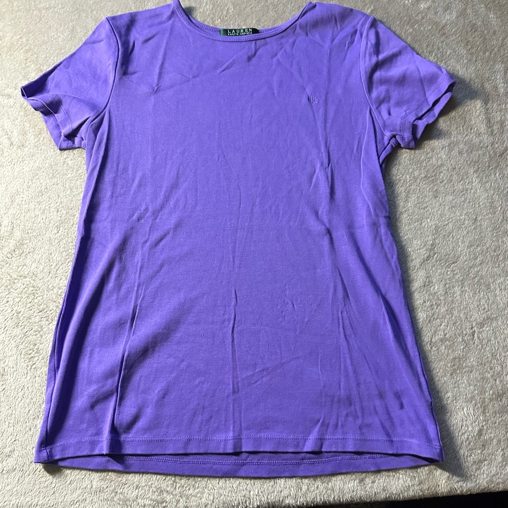 Ralph Lauren Purple Short Sleeve Tee